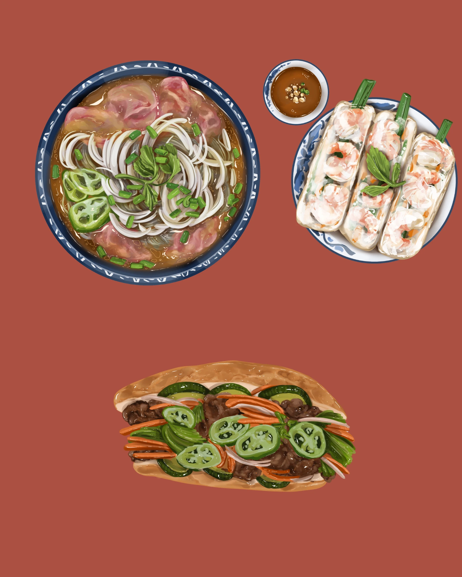 Phở Saigon social assets